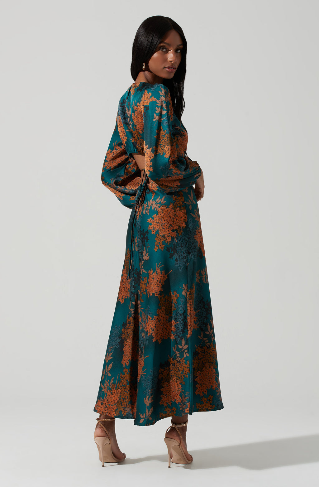 Quinn Floral Cutout Maxi Dress