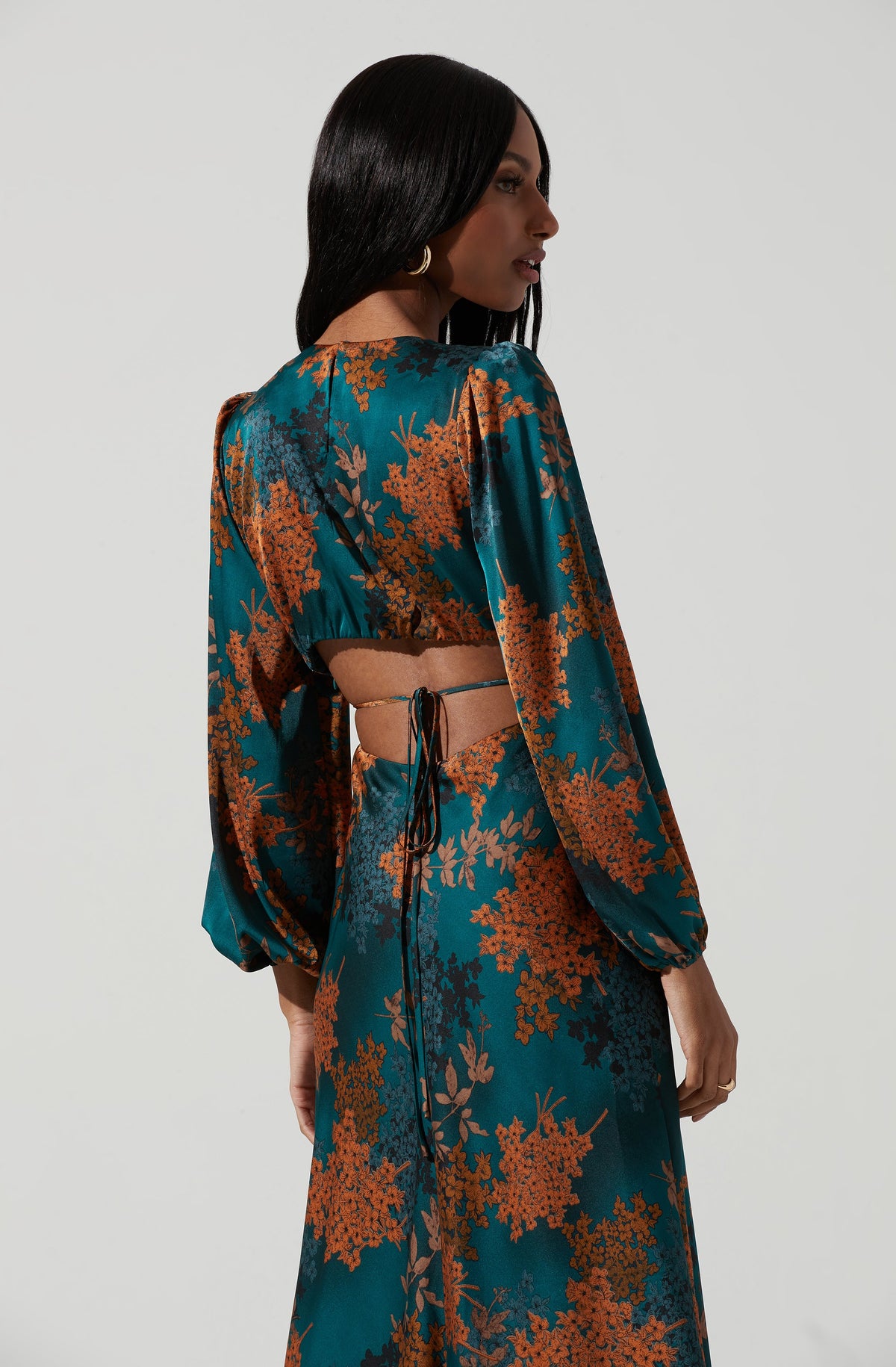 Quinn Floral Cutout Maxi Dress