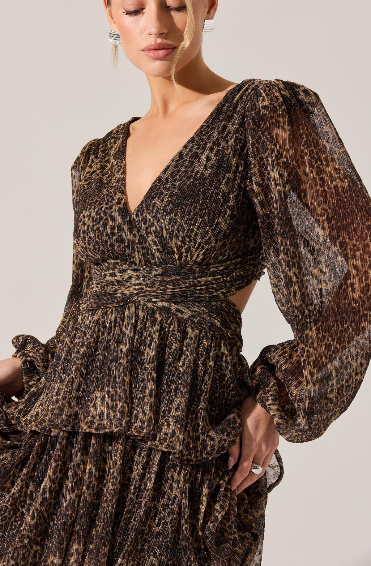Anora Floral Tiered Maxi Dress