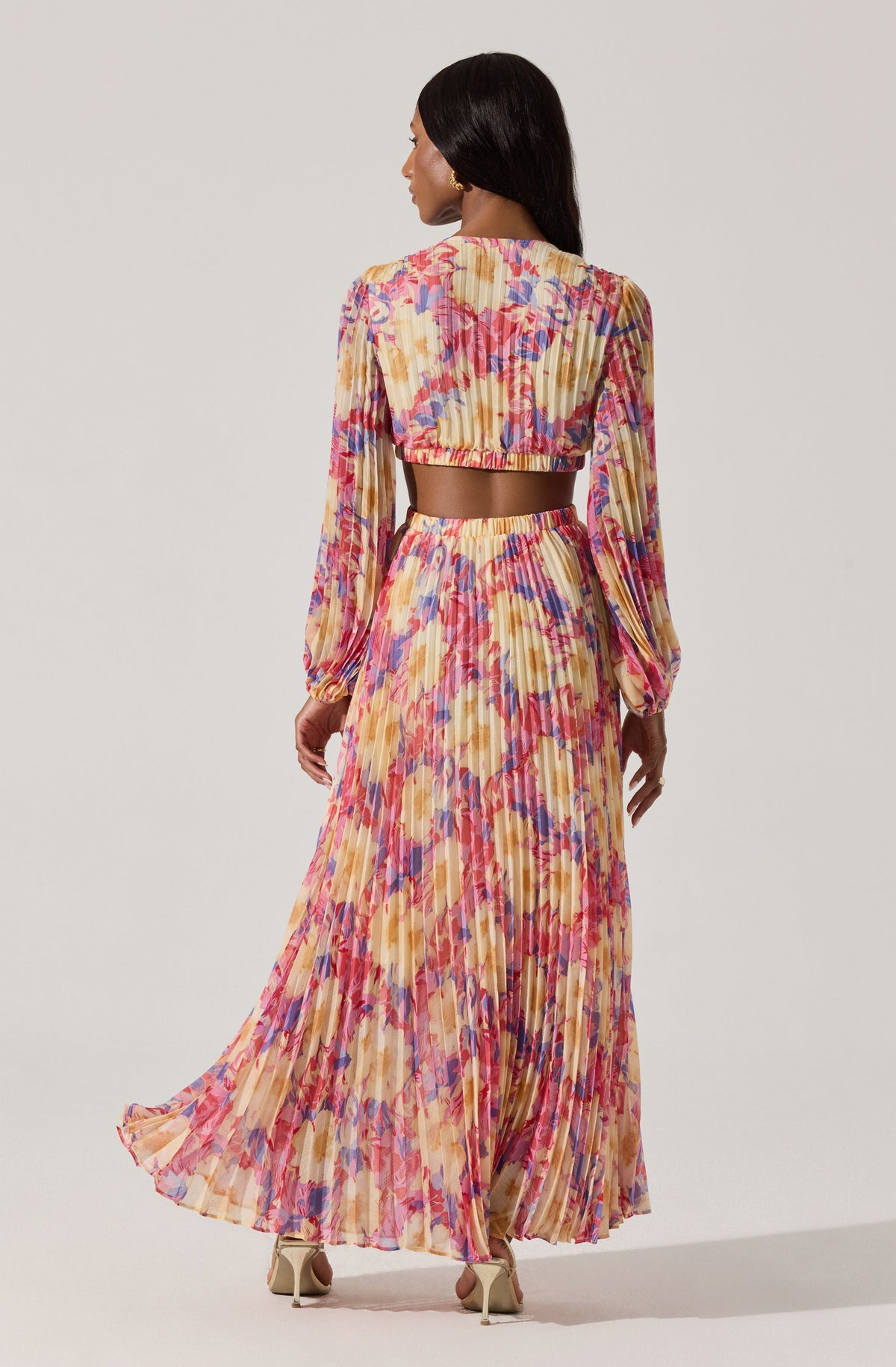 Revery Floral Long Sleeve Maxi Dress