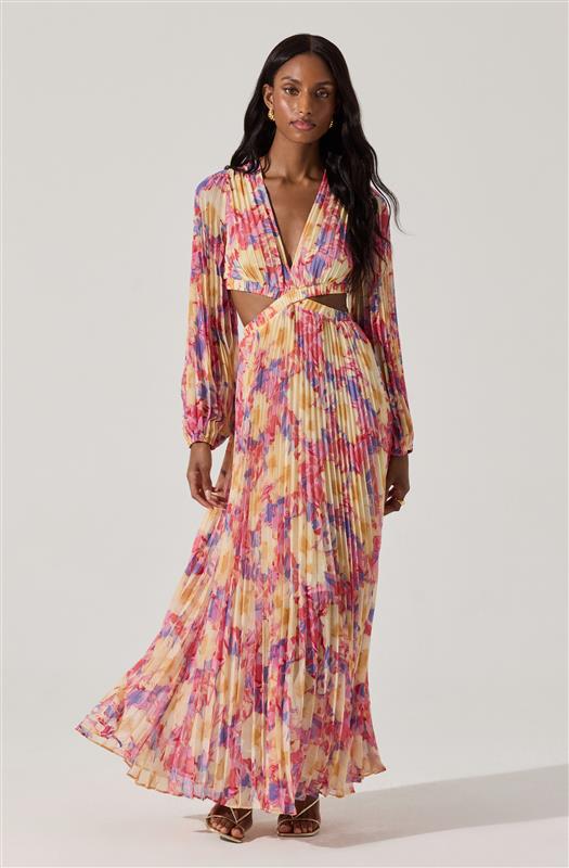 Revery Floral Long Sleeve Maxi Dress