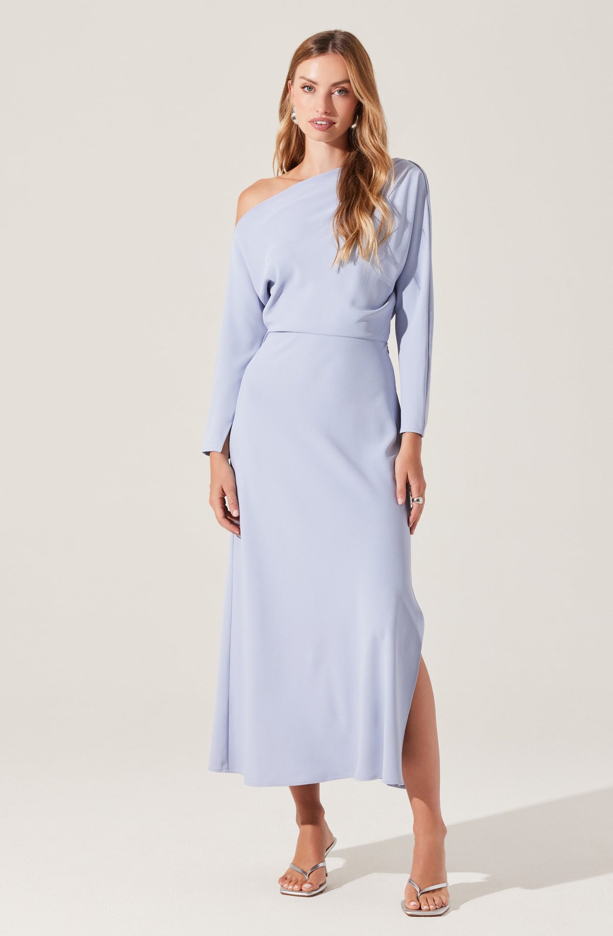 Naida Off Shoulder Midi Dress