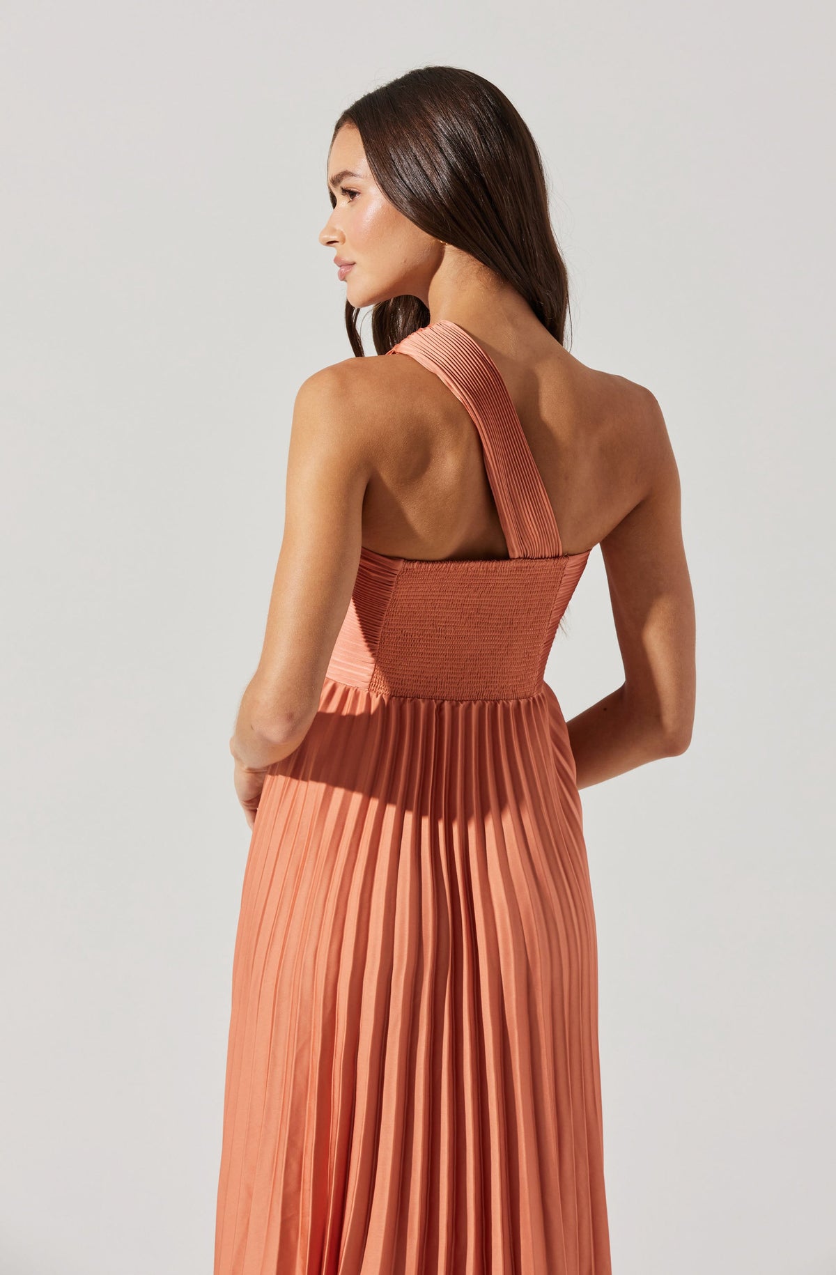 Rasya Pleated Maxi Dress