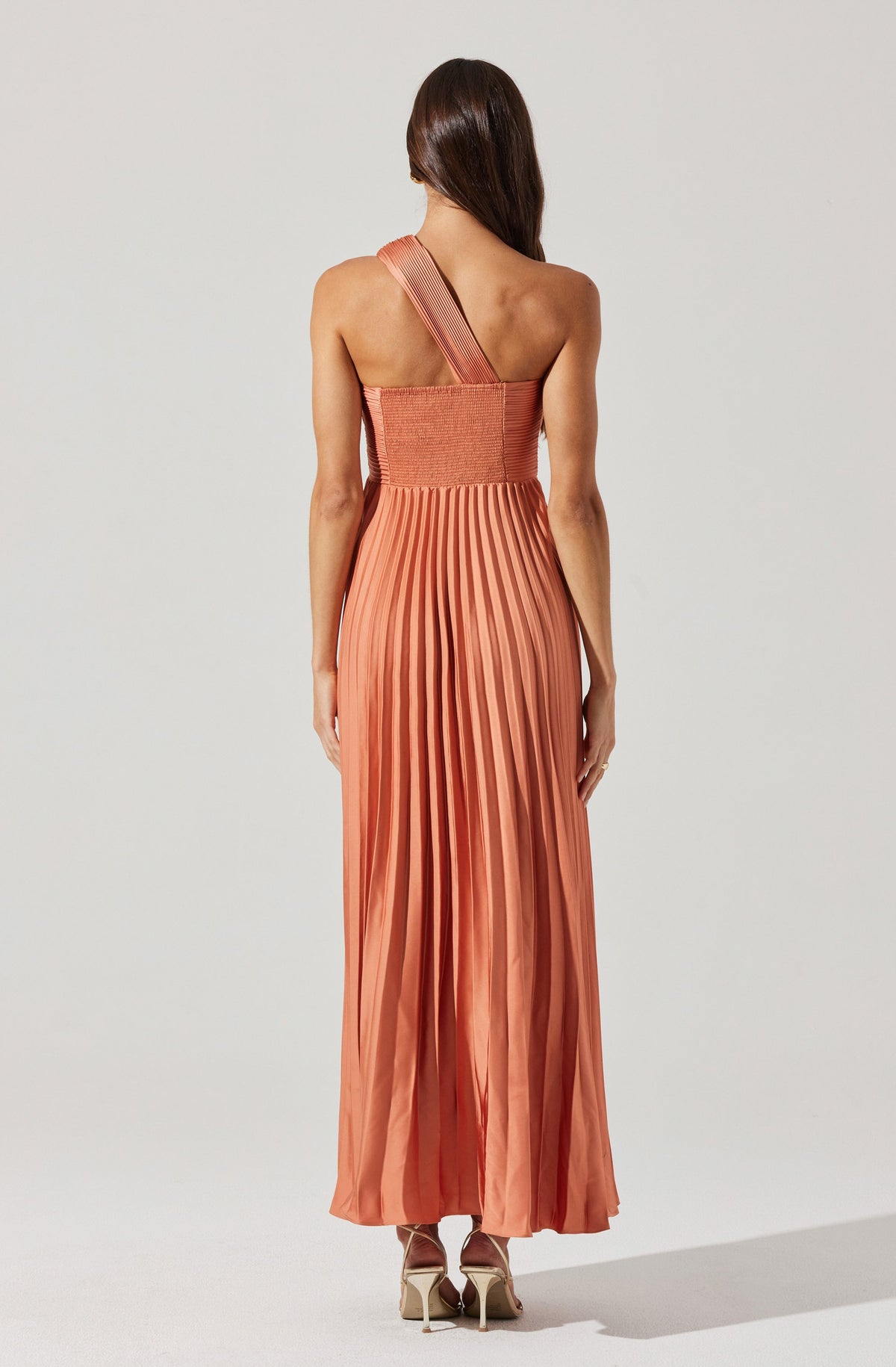 Rasya Pleated Maxi Dress