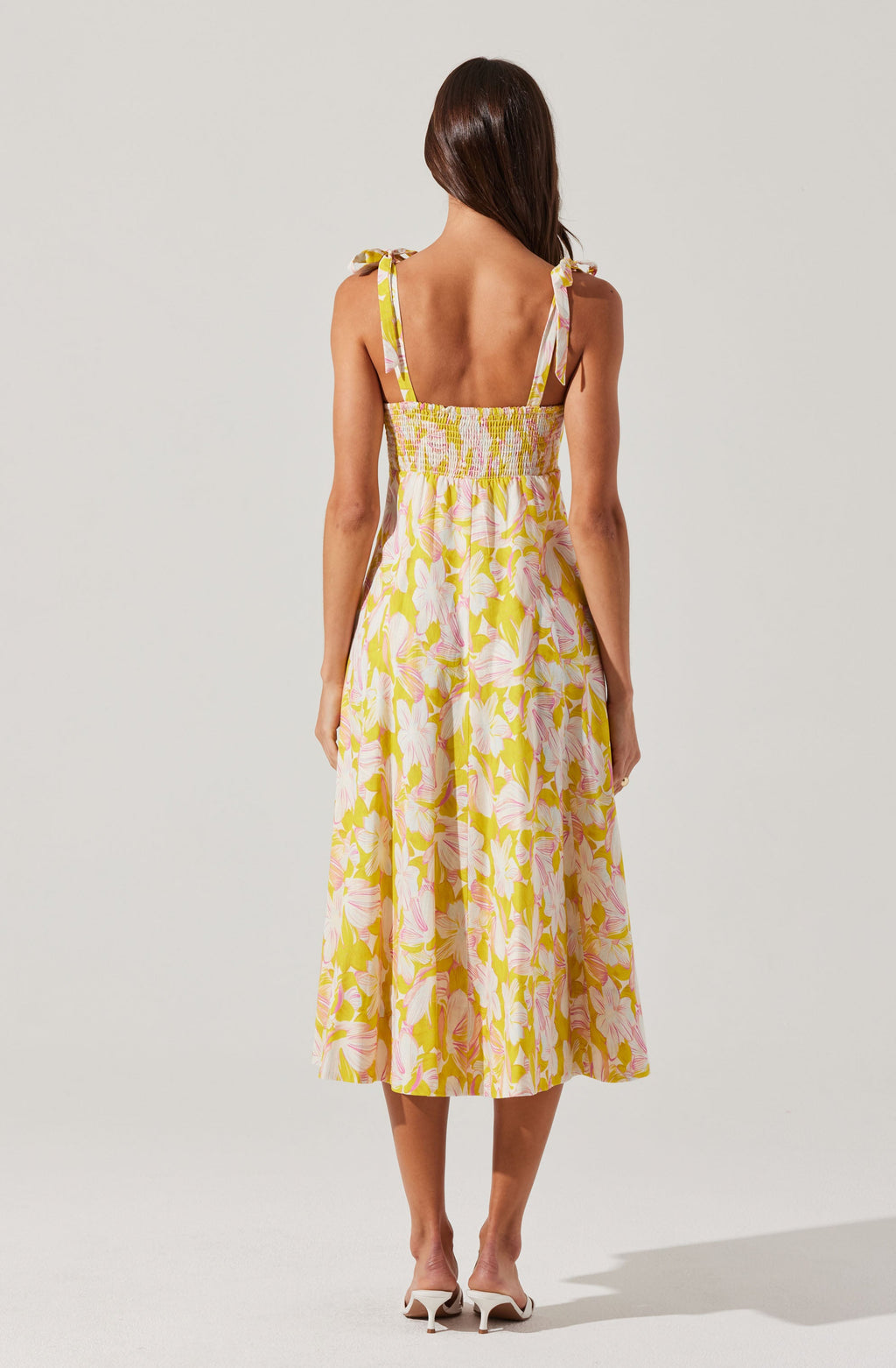 Shiann Patchwork Print Midi Dress