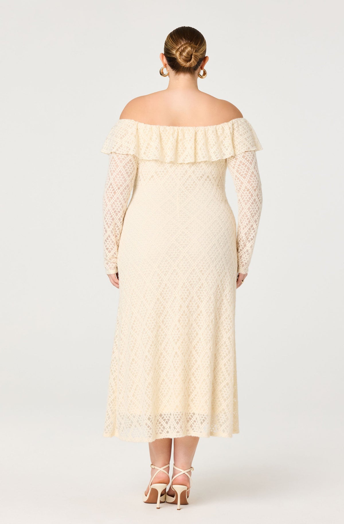 Dorian Ruffle Off Shoulder Dress
