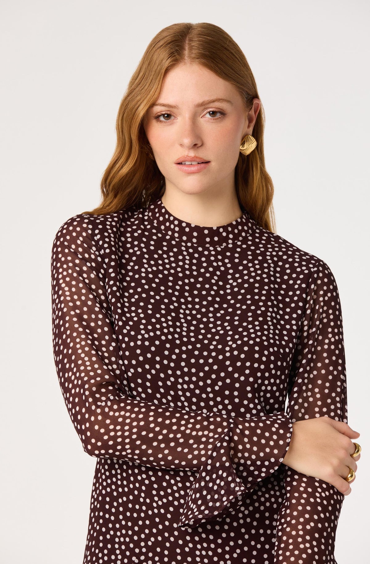 Tasha Polka Dot Mini Dress