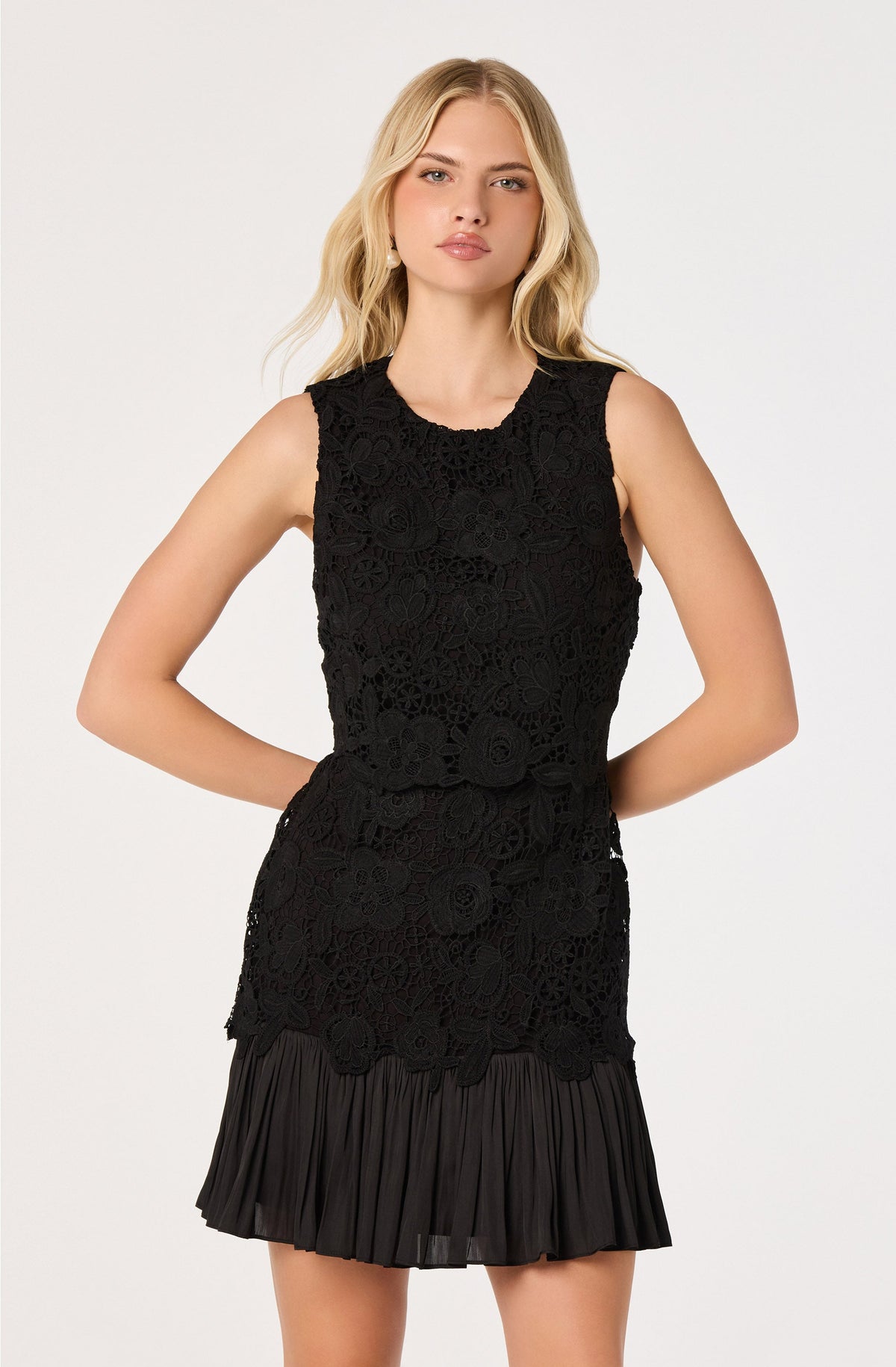 Berklee Lace Bodice Mini Dress