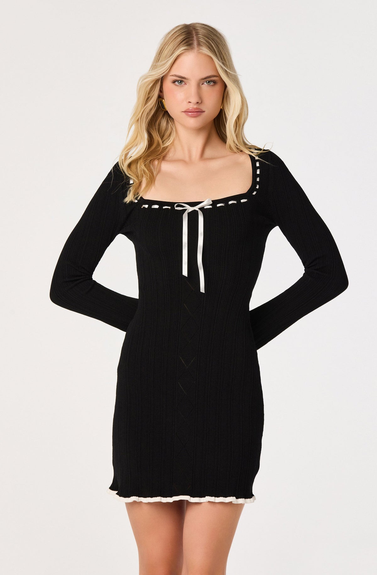 Daysha Square Neck Mini Dress