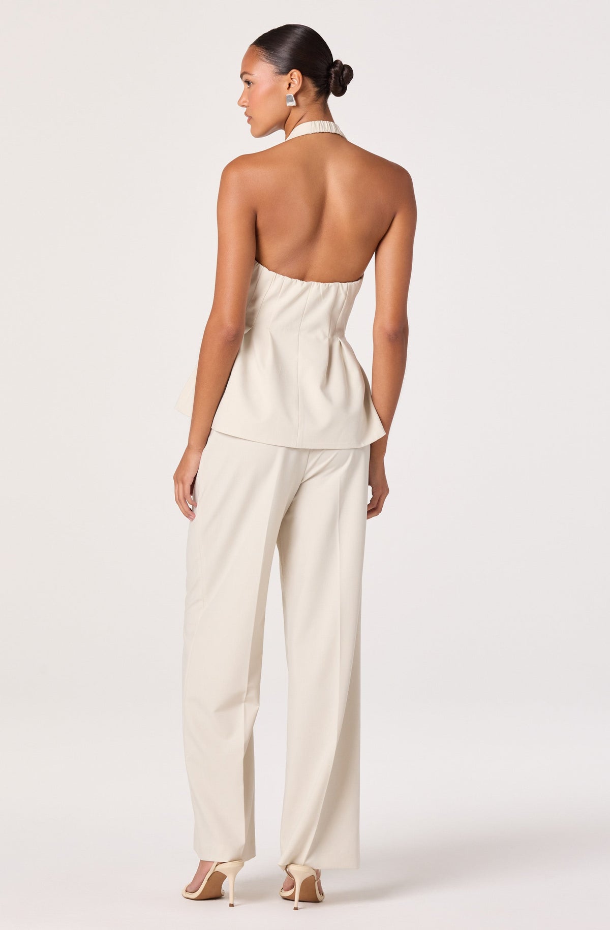 Cleone High-Rise Straight Leg Trousers