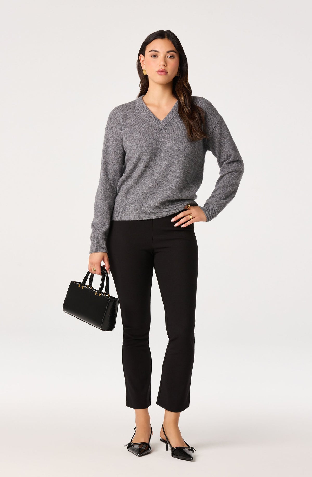 Tonya High-Rise Cropped Pants