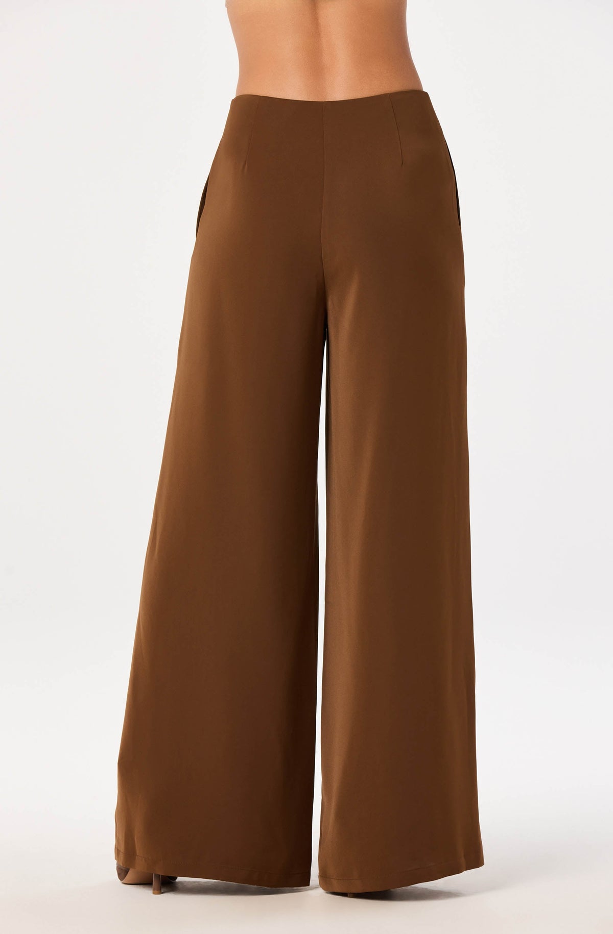 Ginger Satin Wide Leg Pants