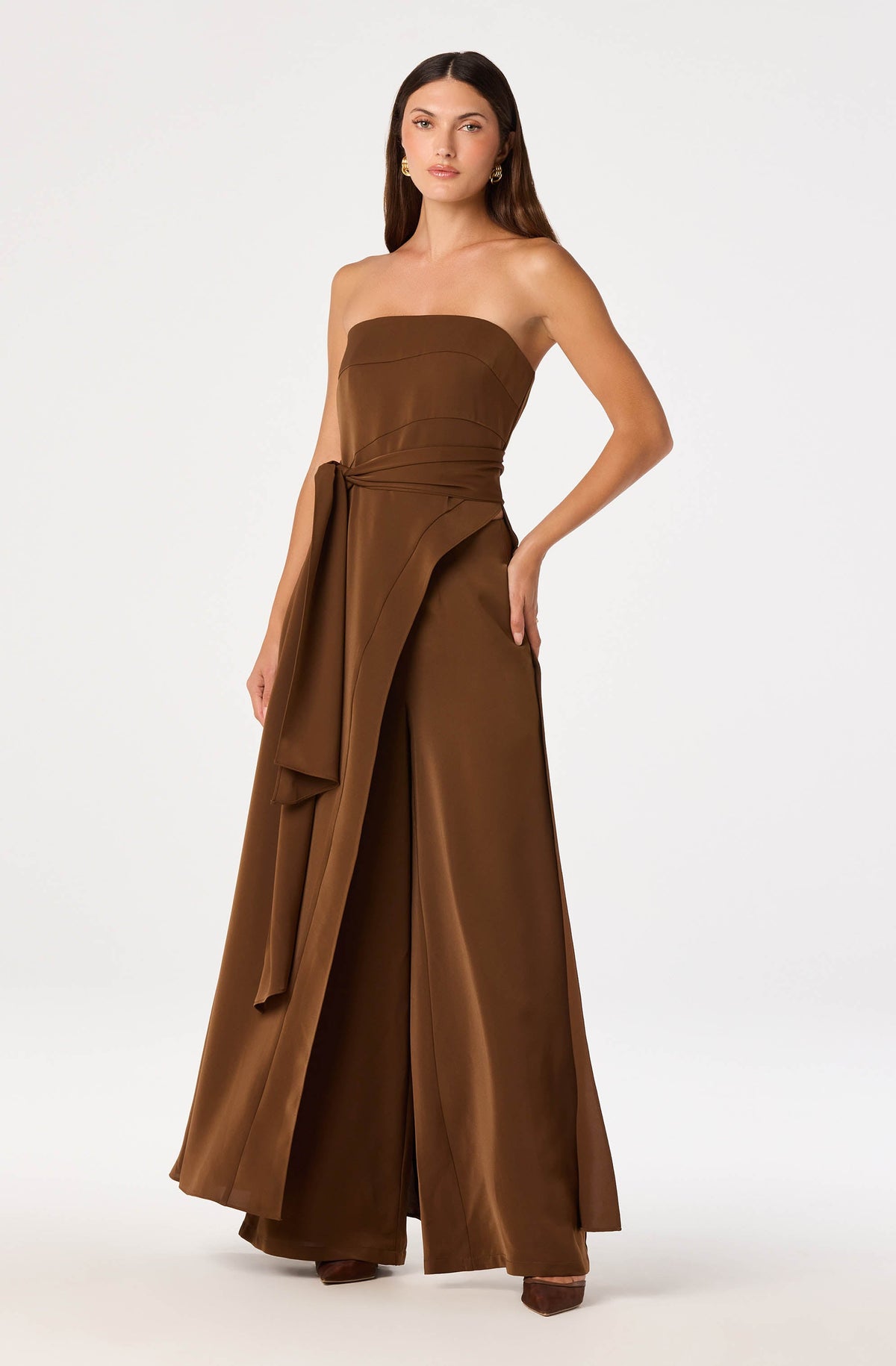Ginger Satin Wide Leg Pants