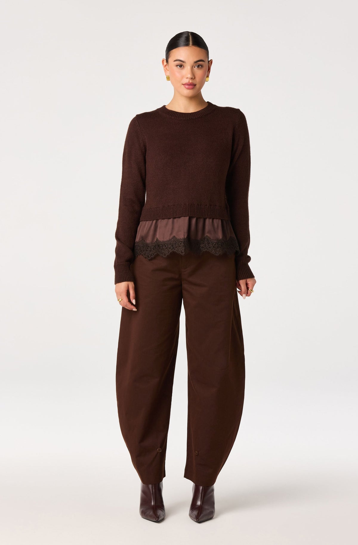 Katrina High-Rise Barrel Pants