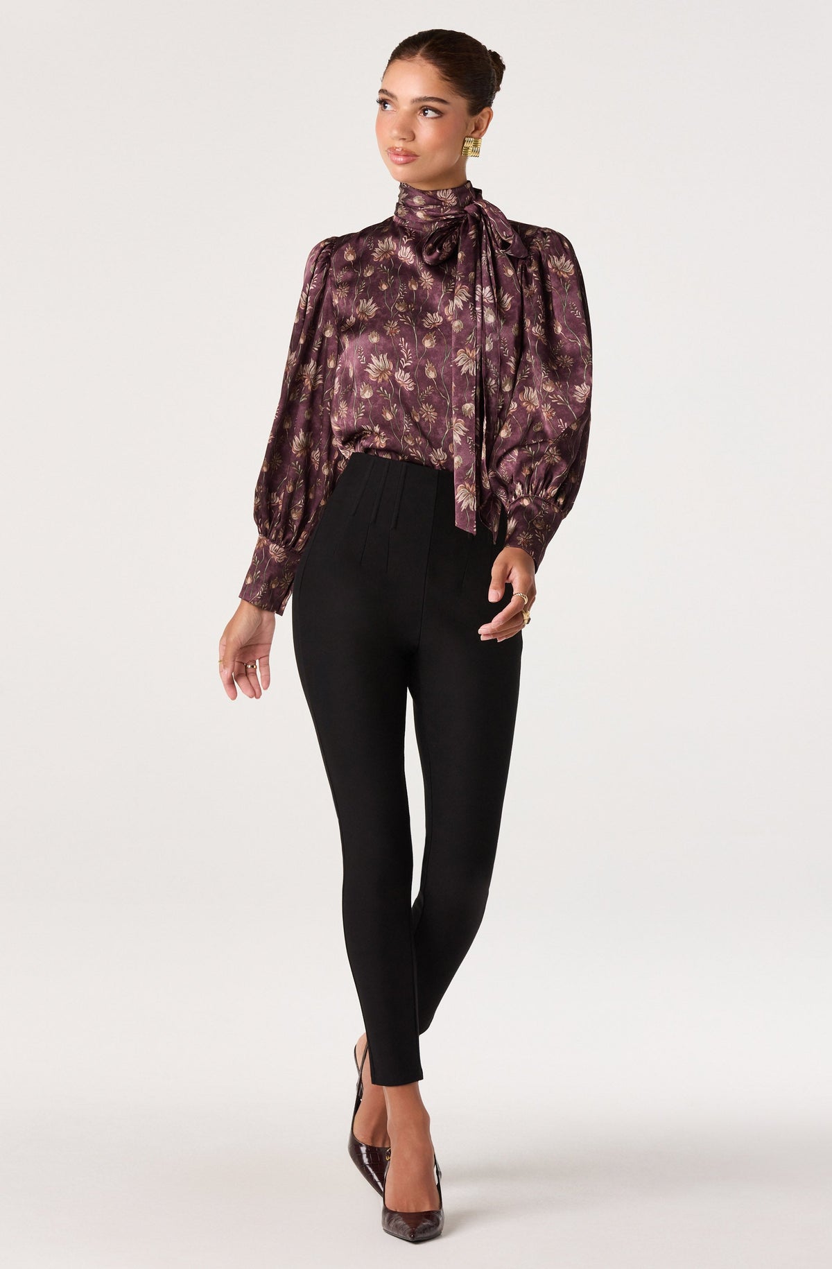 Ryleigh Corset Boned High-Rise Leggings