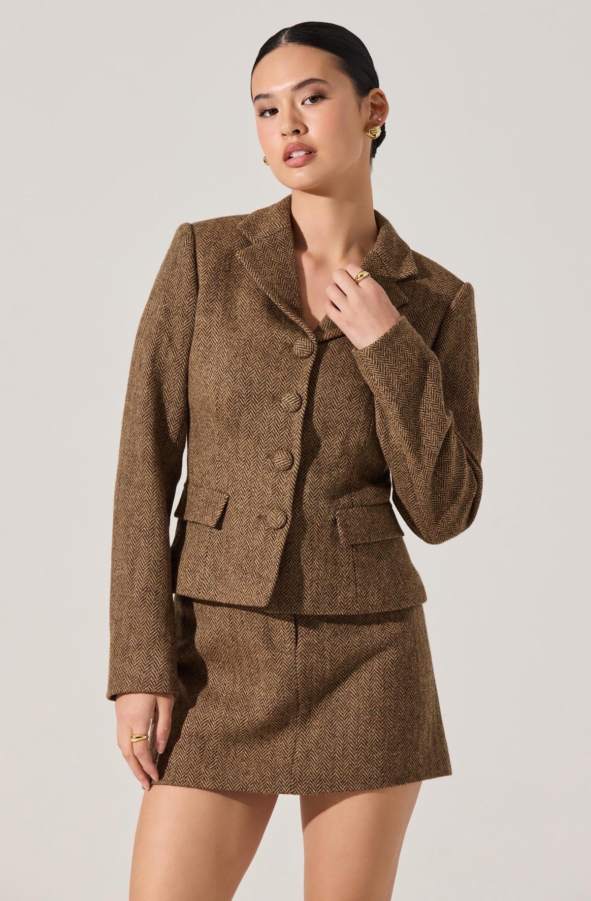 Bella Tailored Mini Skirt