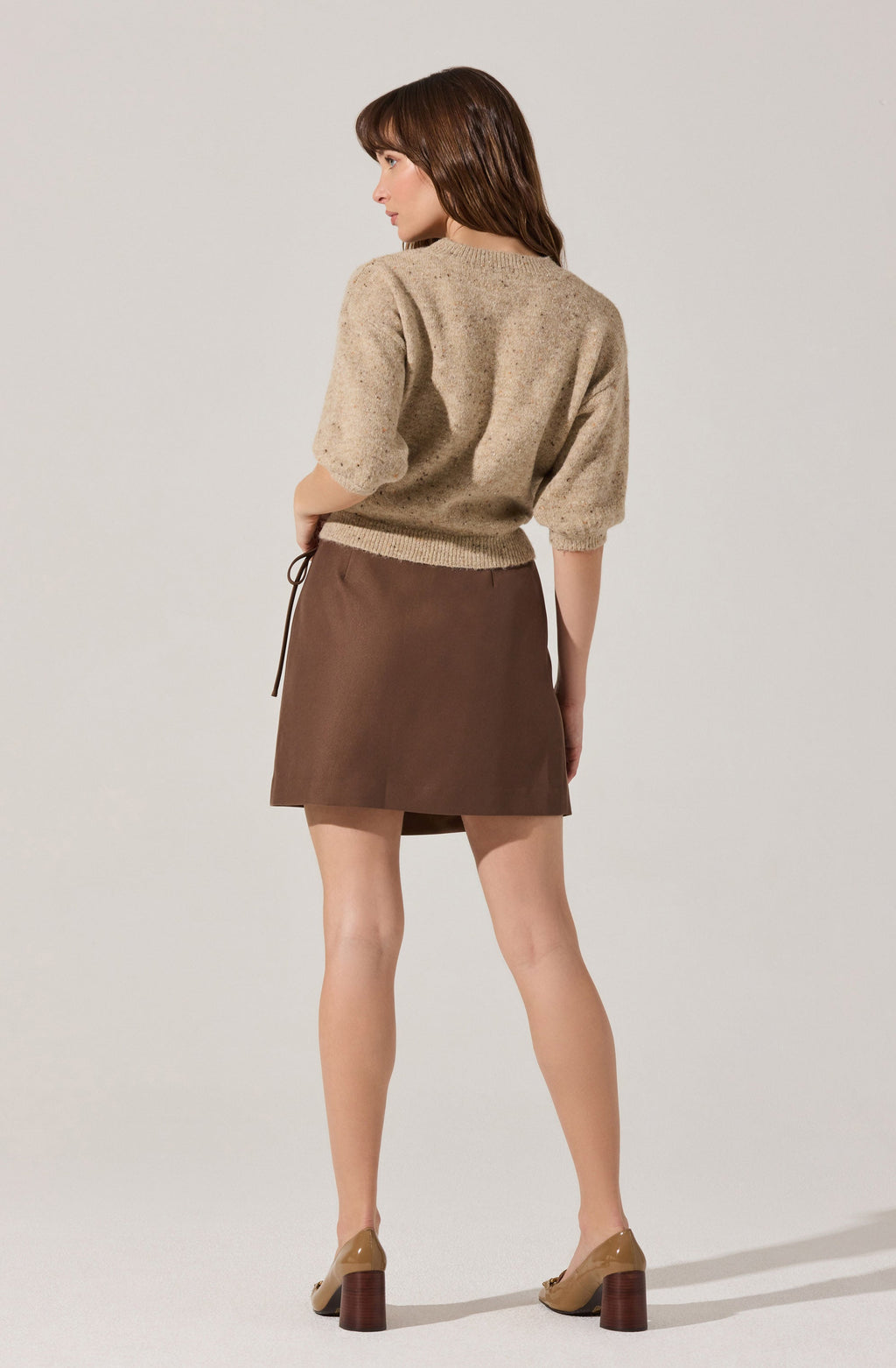 Ashvi Wrap Mini Skirt