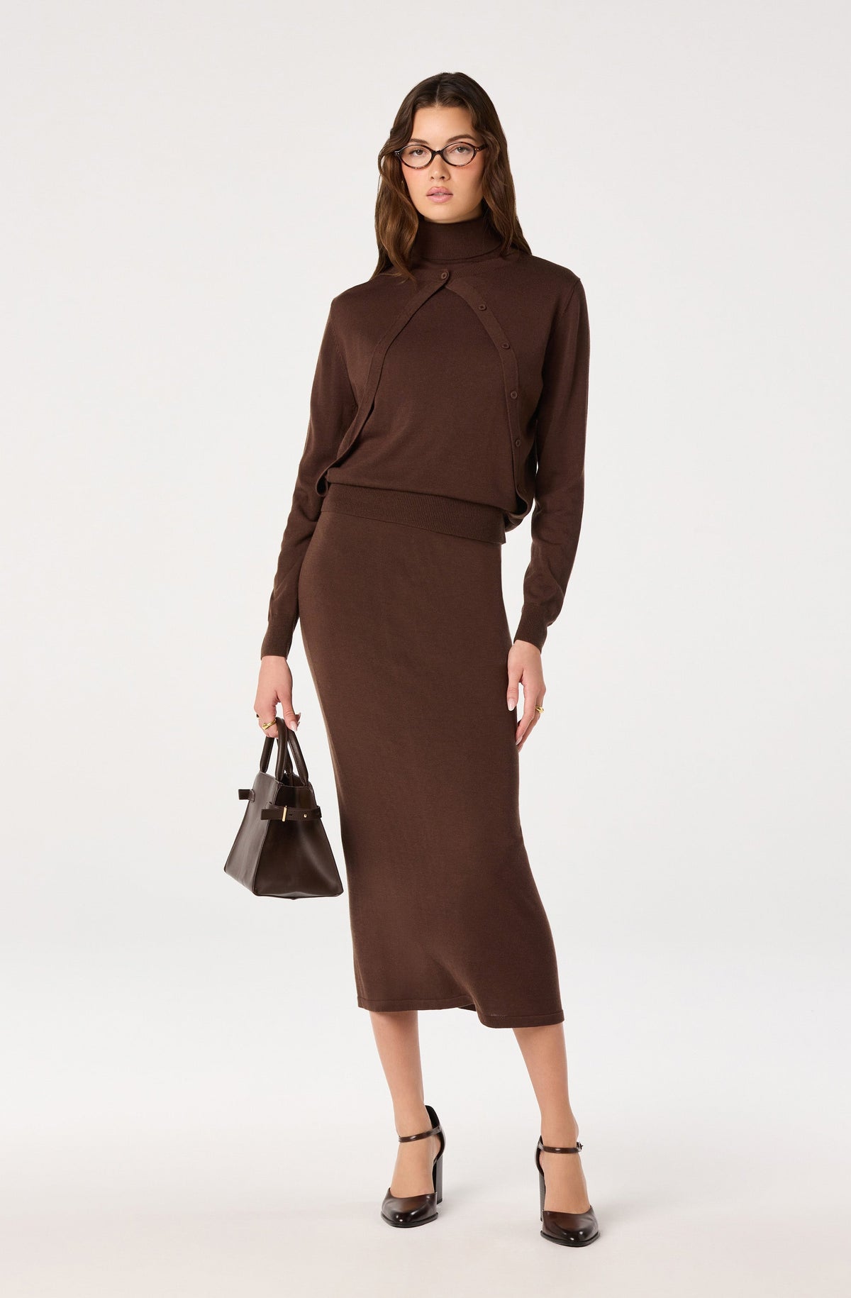 Deora Knit Midi Skirt