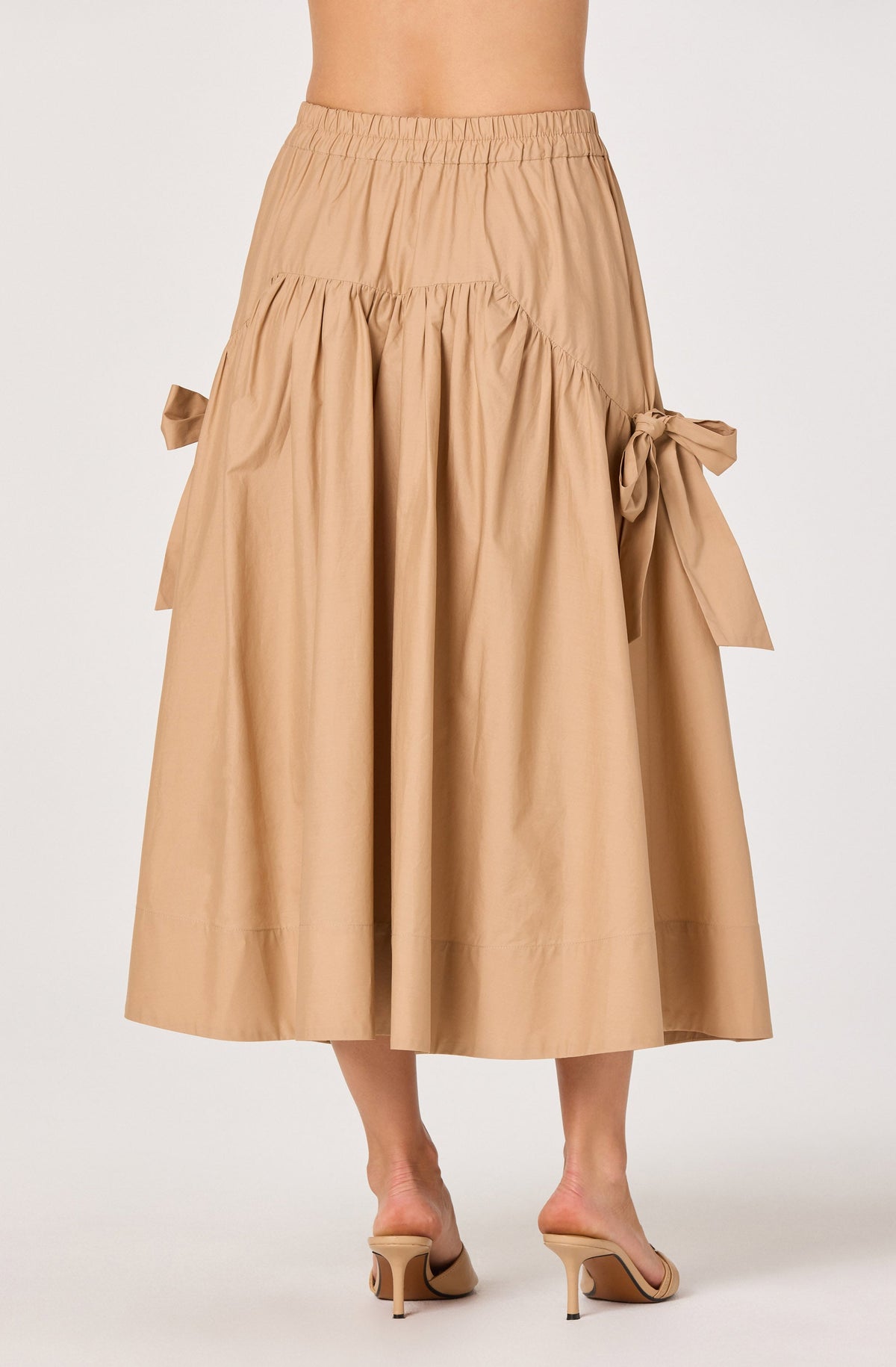 Lylah Bow Midi Skirt