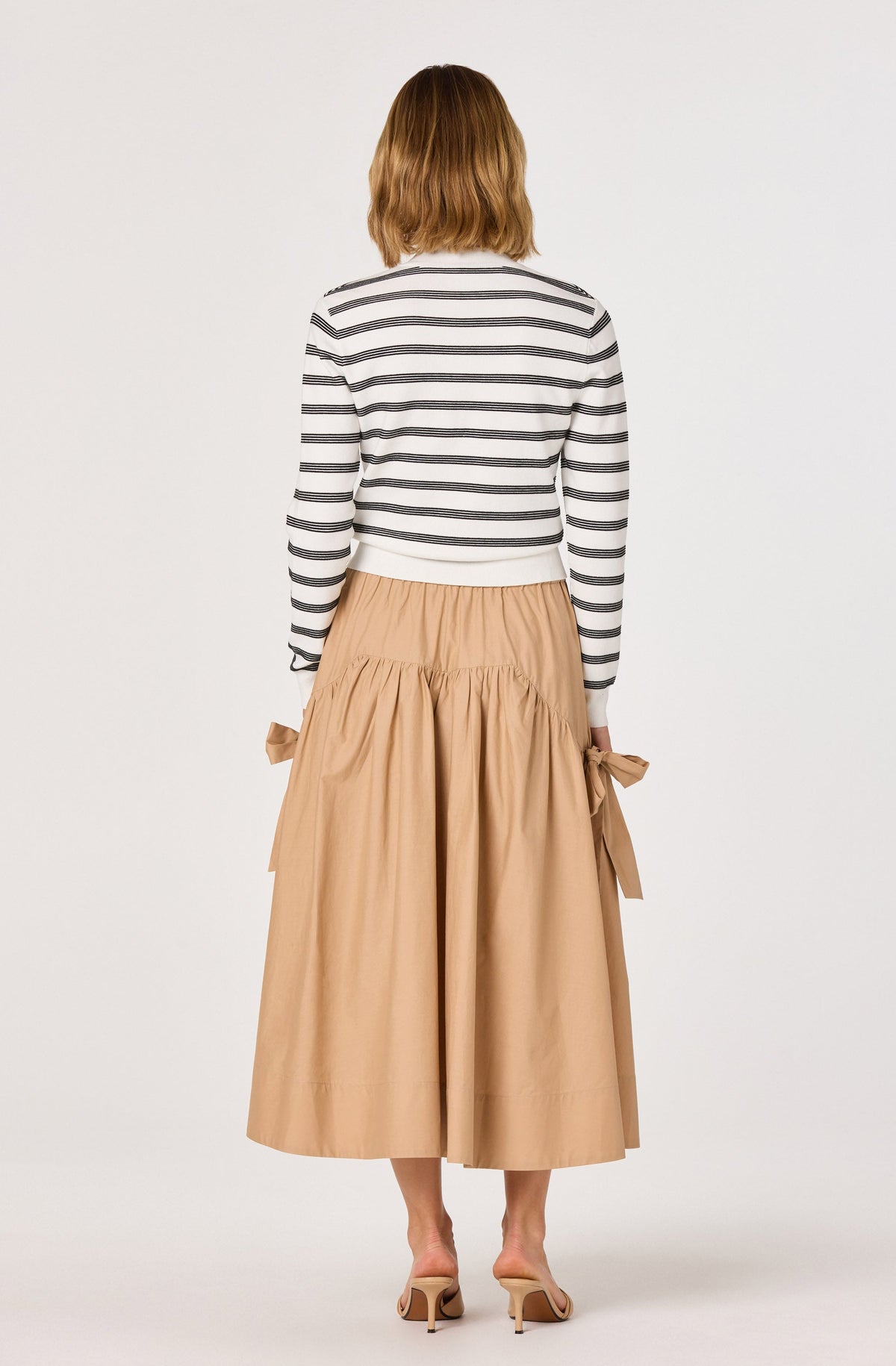 Lylah Bow Midi Skirt