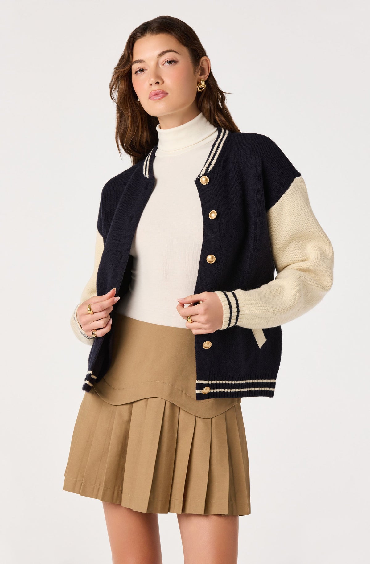 Kaitlyn Drop Waist Mini Skirt