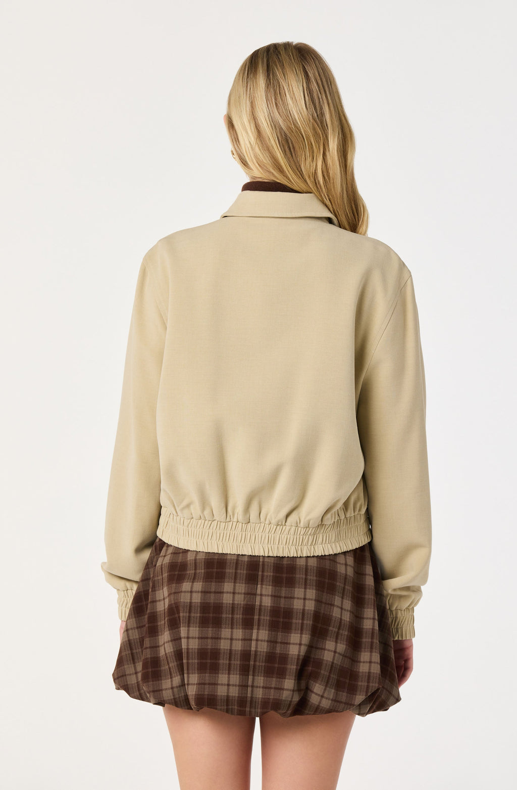 Reid Collared Bomber Jacket