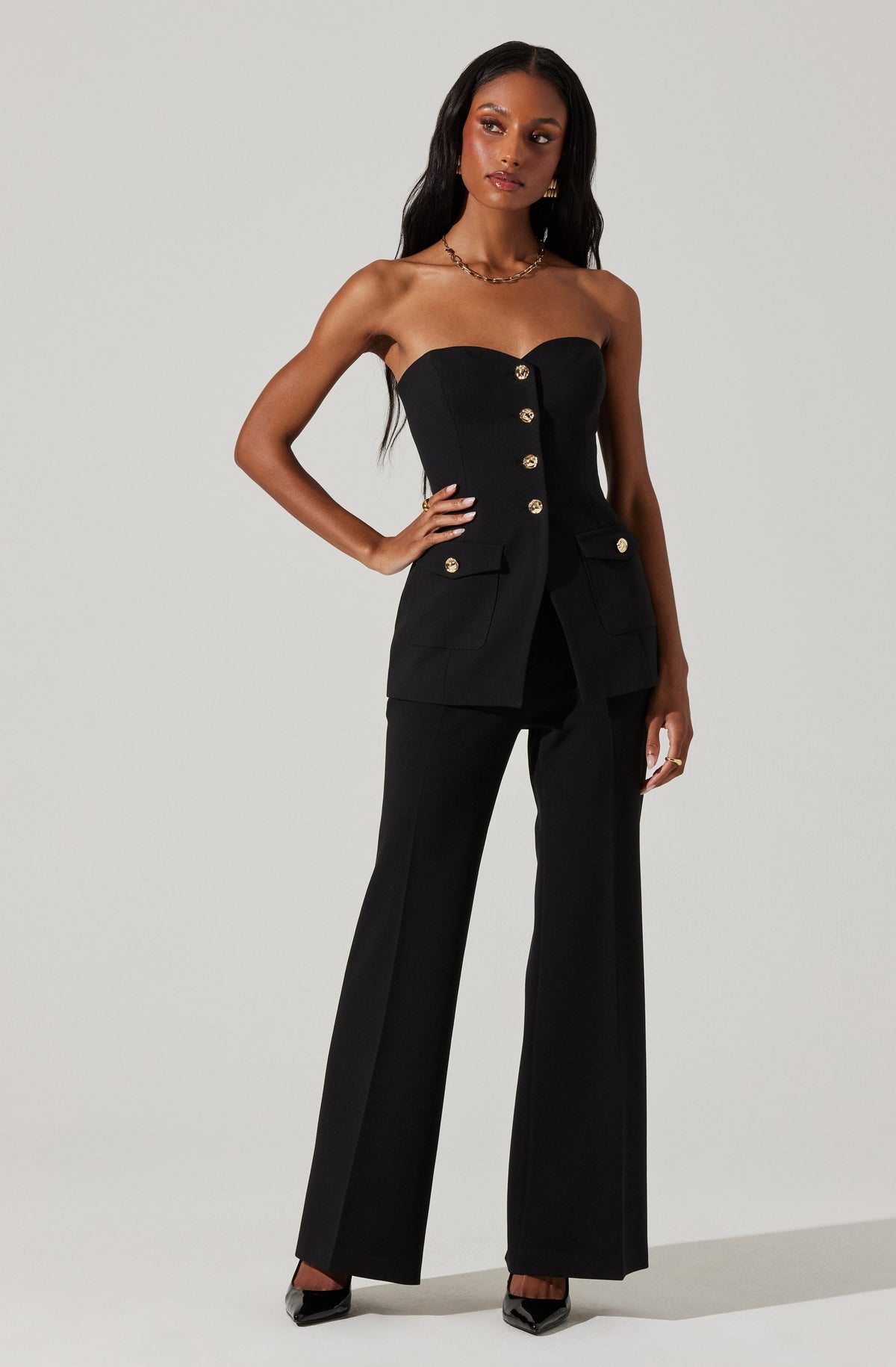 Milani Tailored Bustier Top