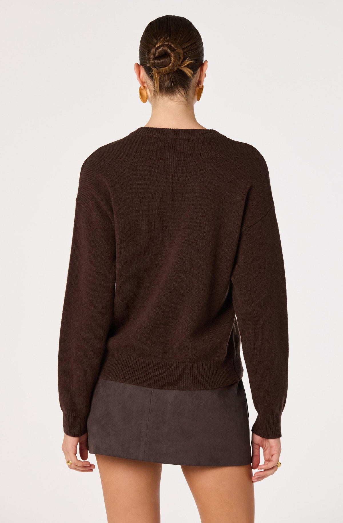 Bowie Heather V-Neck Sweater