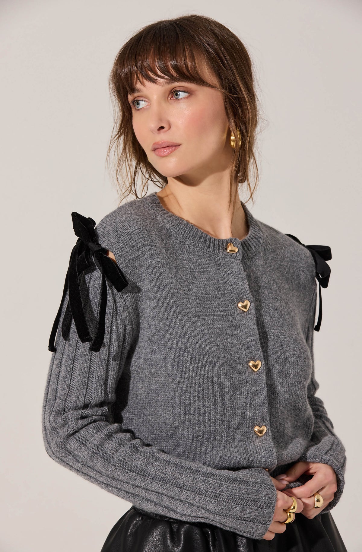 Melvie Bow Detail Cardigan