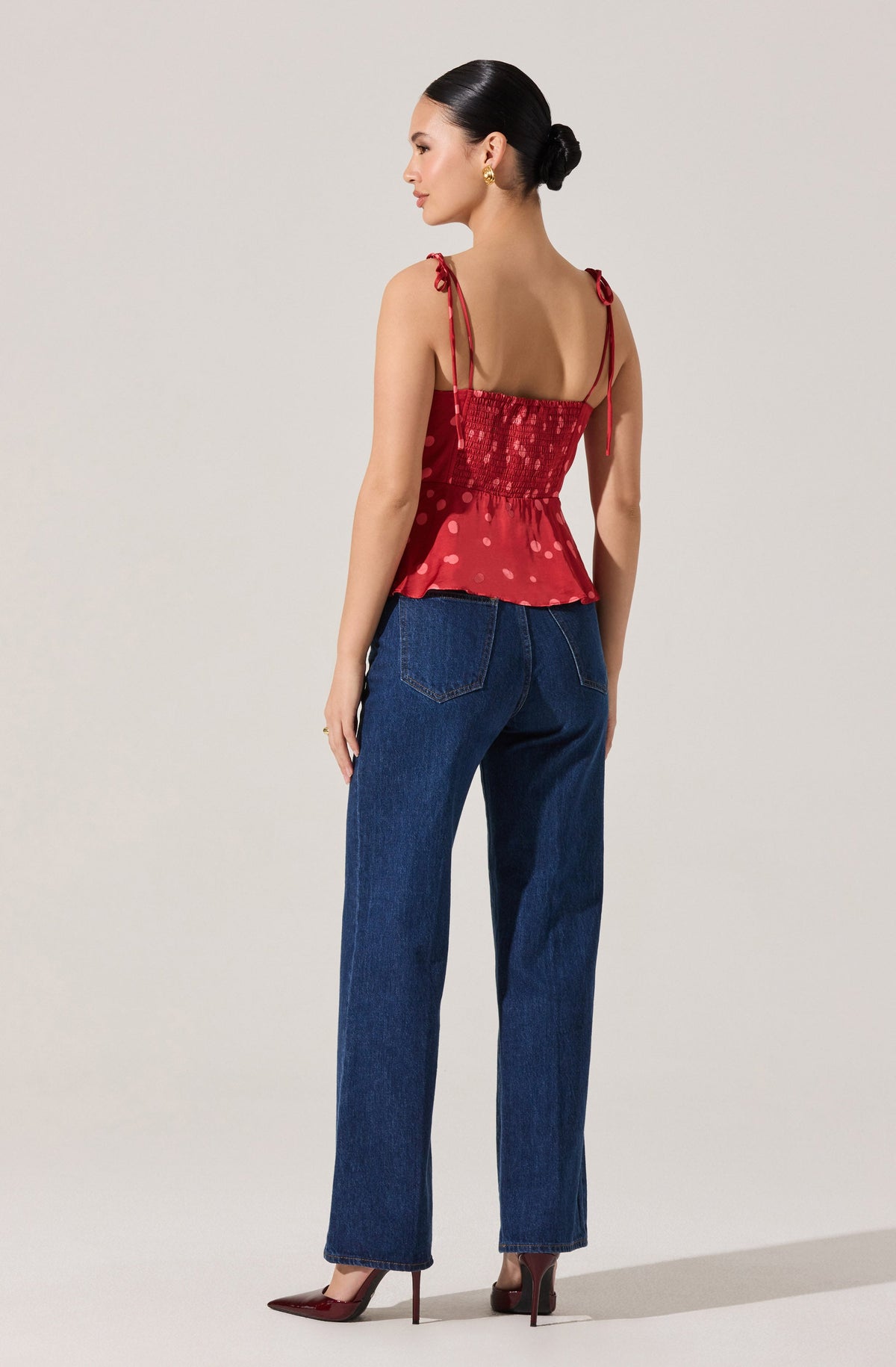 Selina Sweetheart Peplum Top