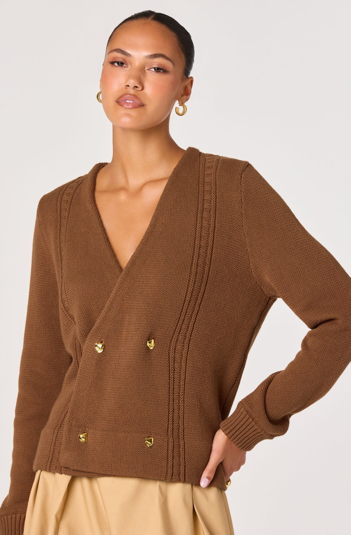 Merritt Double Breasted Cardigan