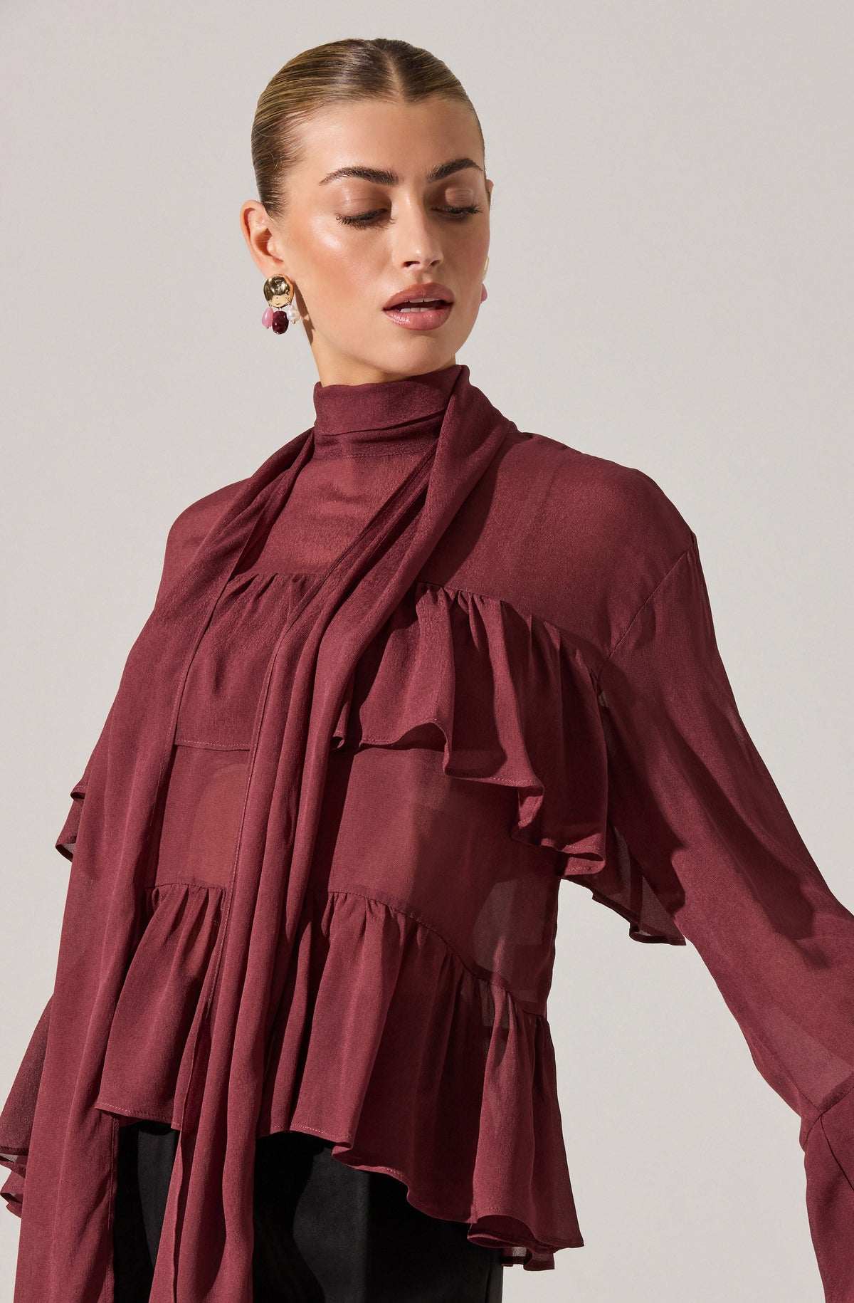 Fae Tiered Ruffle Top