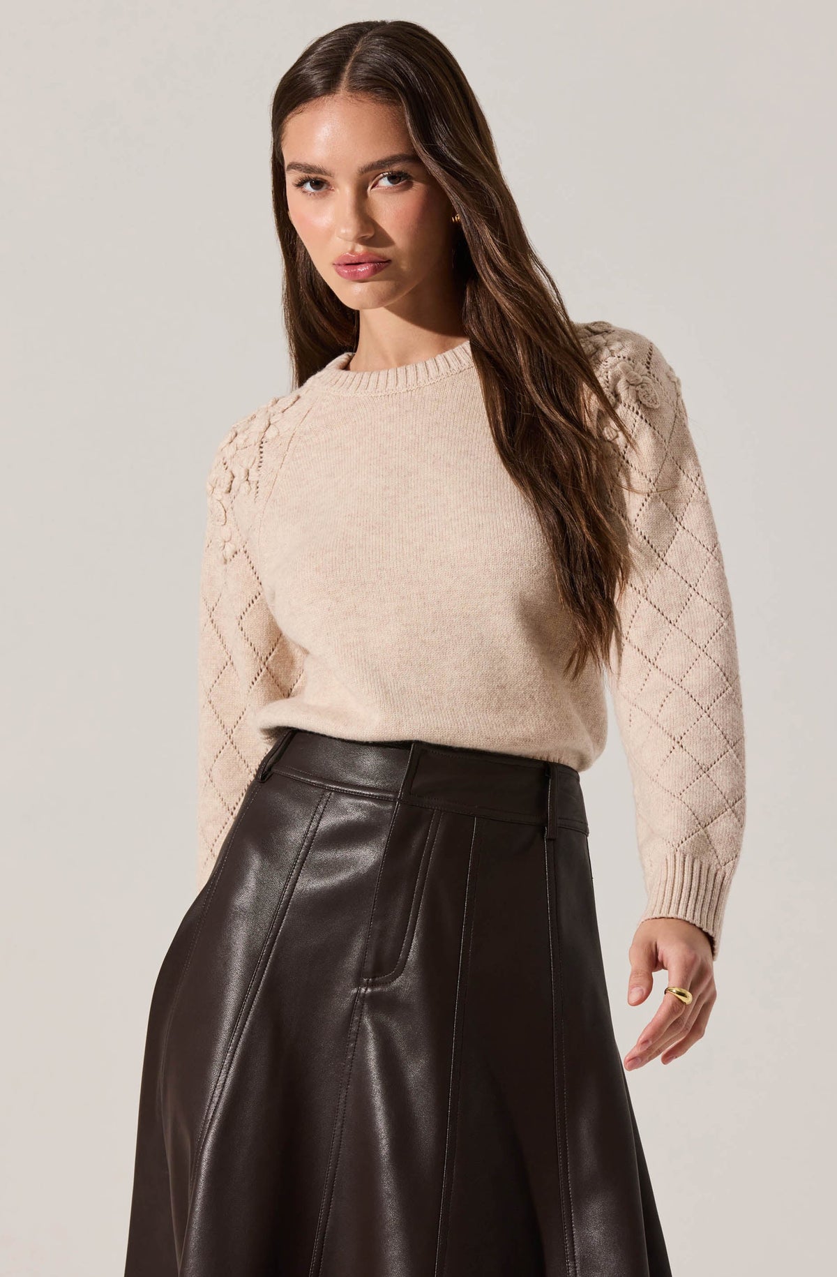 Florine 3D Floral Embroidered Sweater