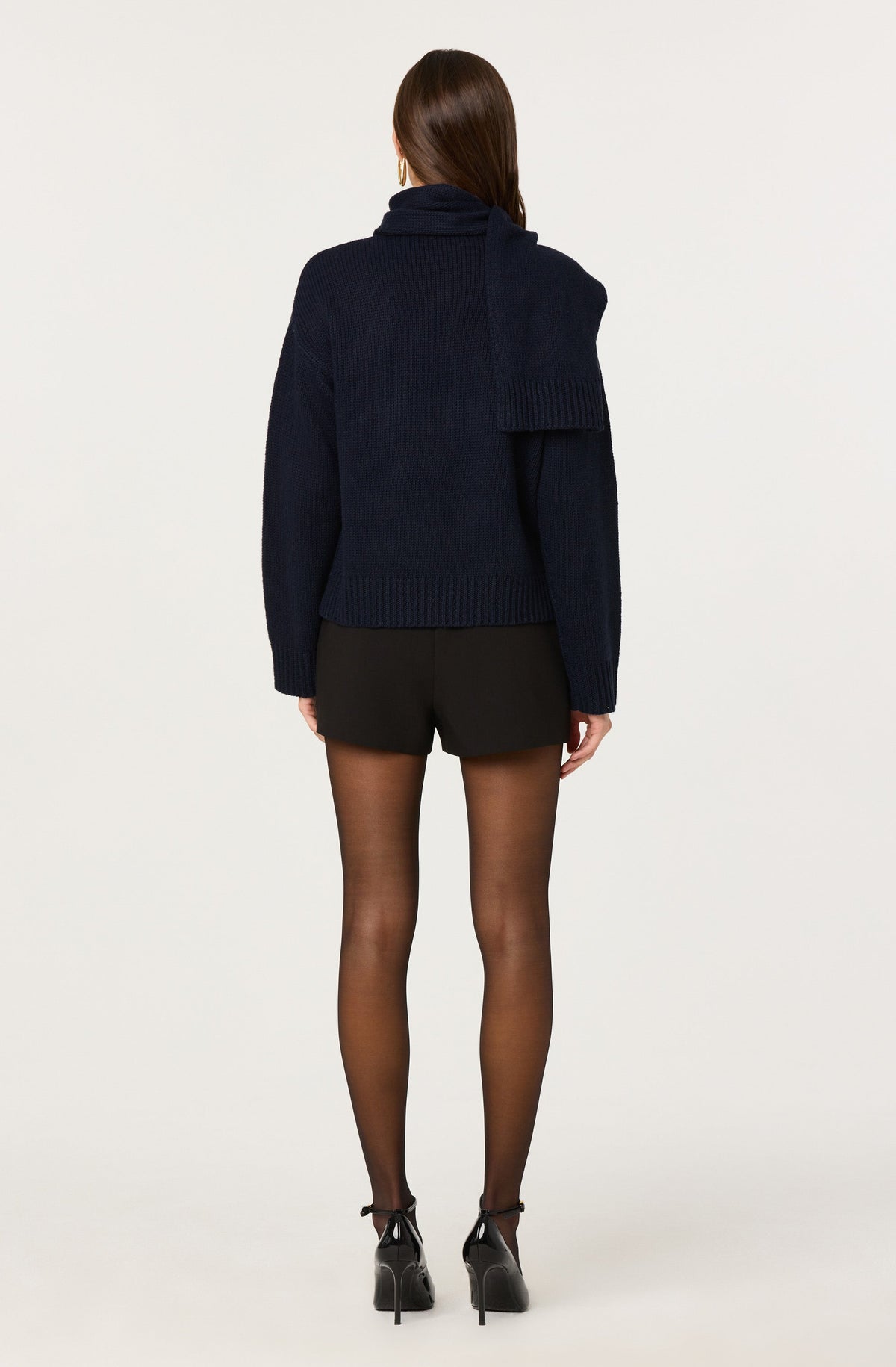 Jackeline Asymmetrical Scarf Cardigan