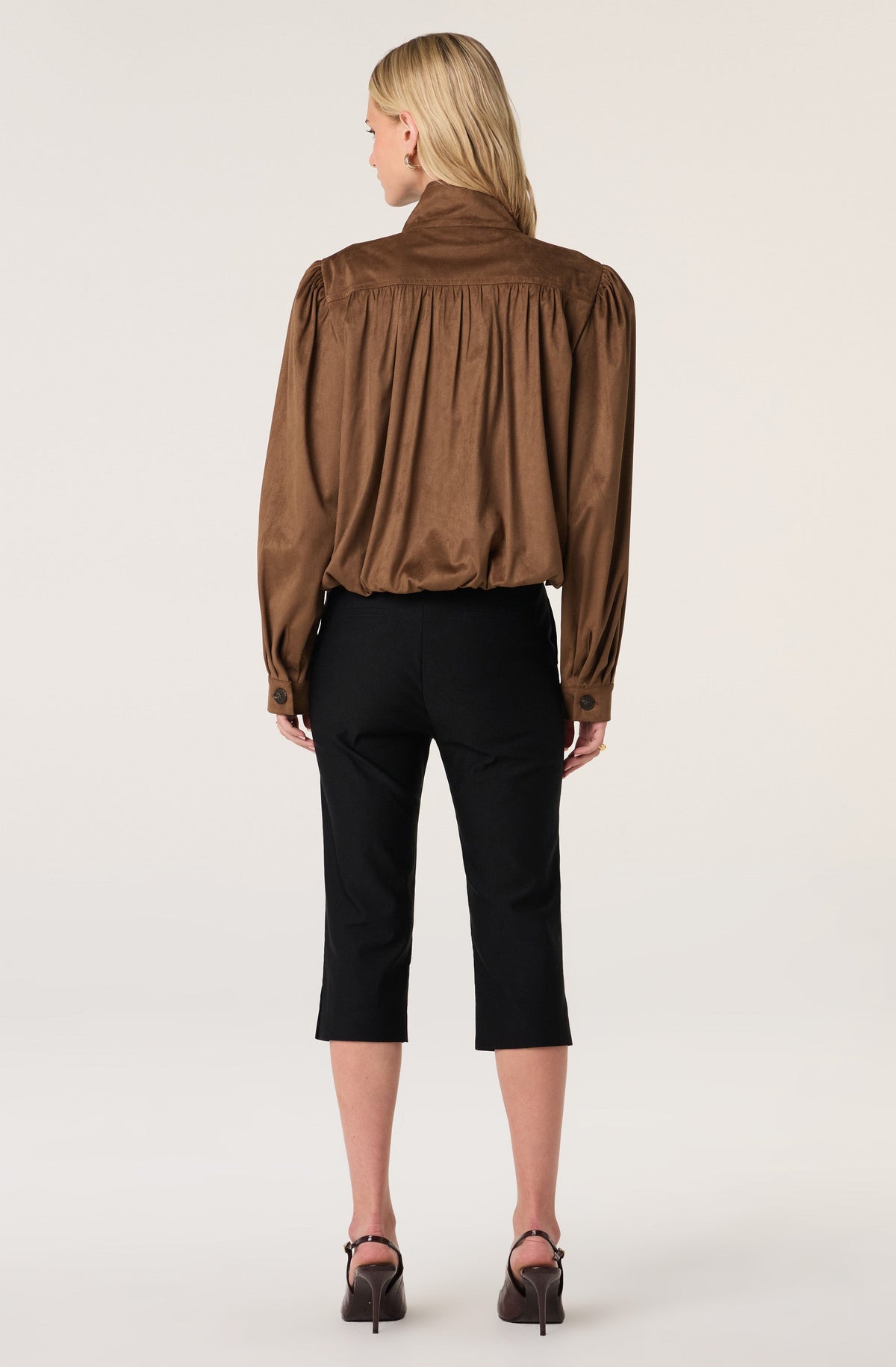 Estero Faux Suede Bomber Jacket