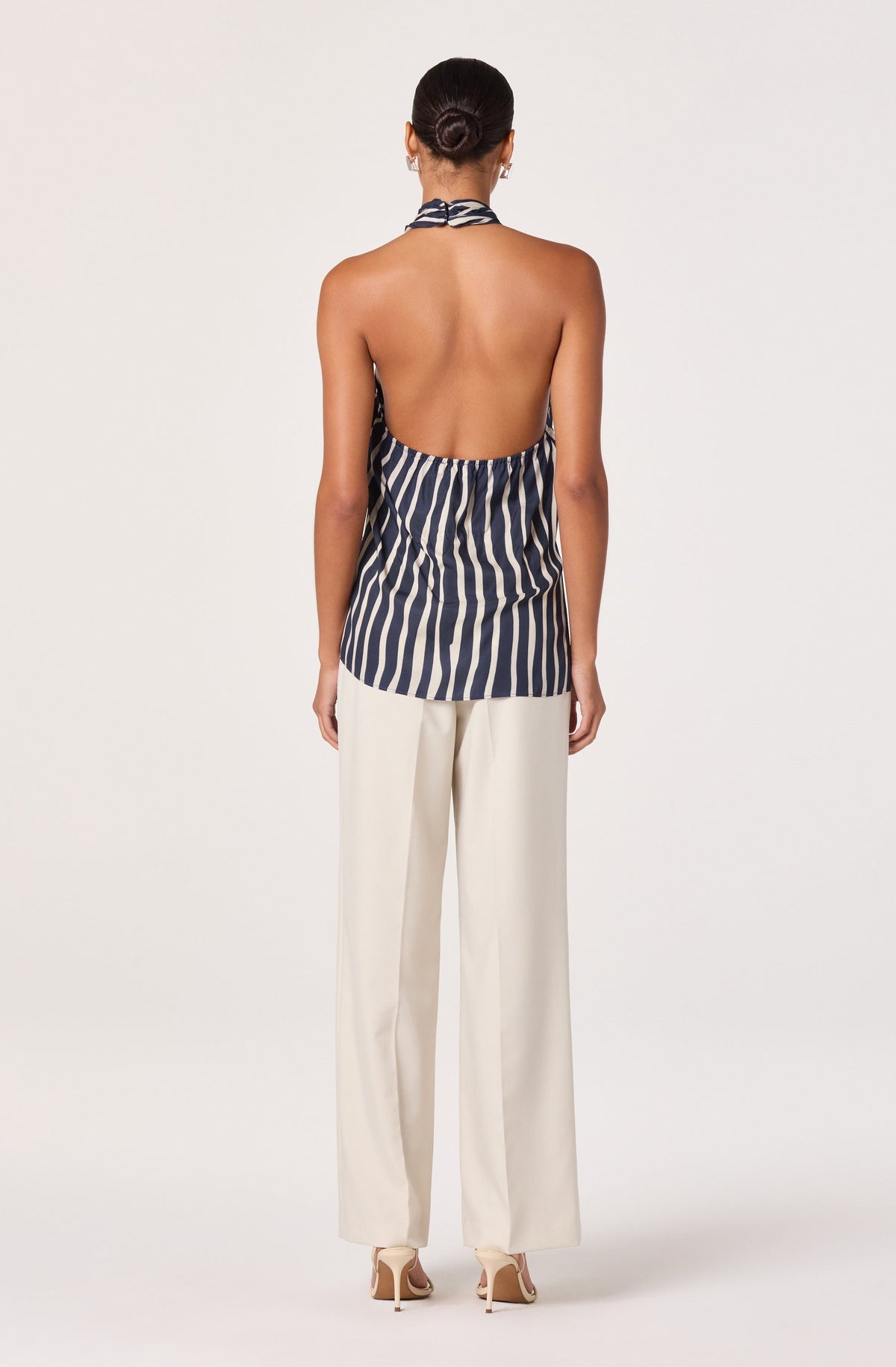 Cira Twist-Front Halter Top