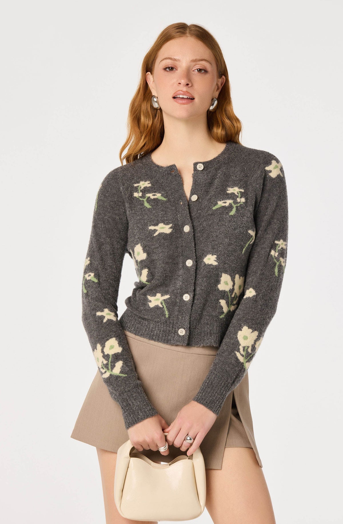 Joy Floral Knit Cardigan