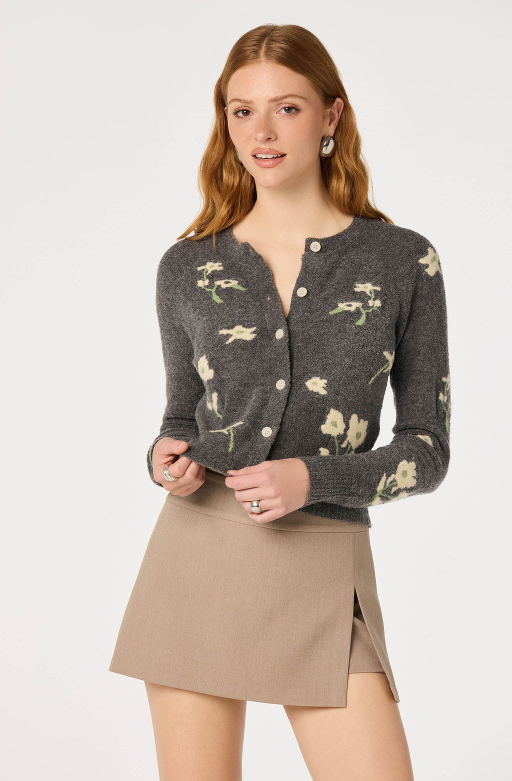 Joy Floral Knit Cardigan