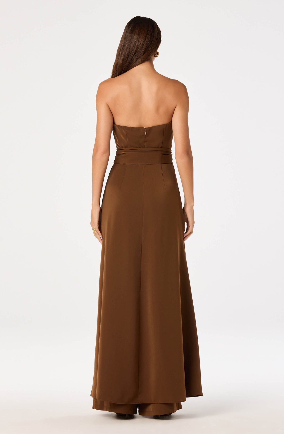 Ginger Strapless Wrap-Style Tunic