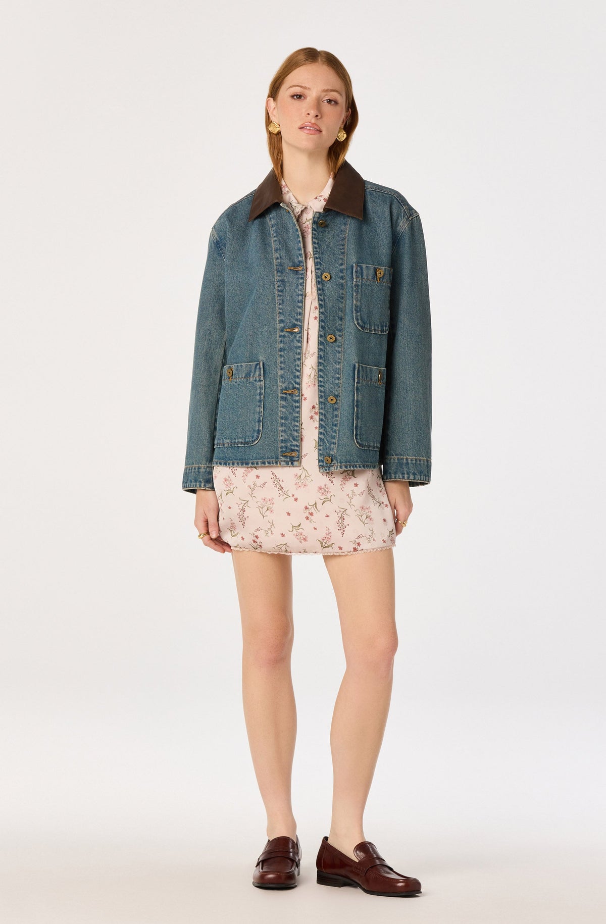 Leslie Denim Chore Jacket