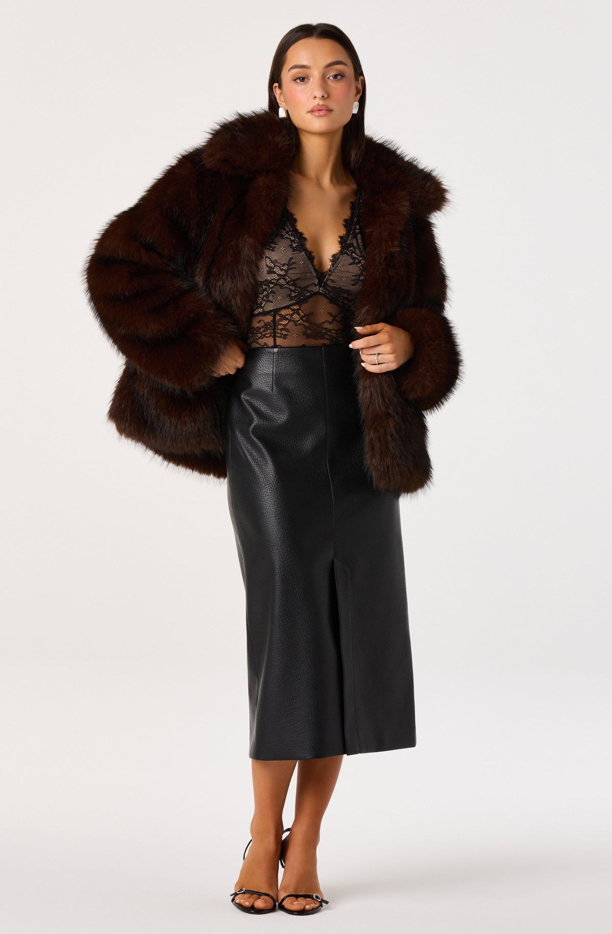 Zillah Oversized Faux Fur Jacket
