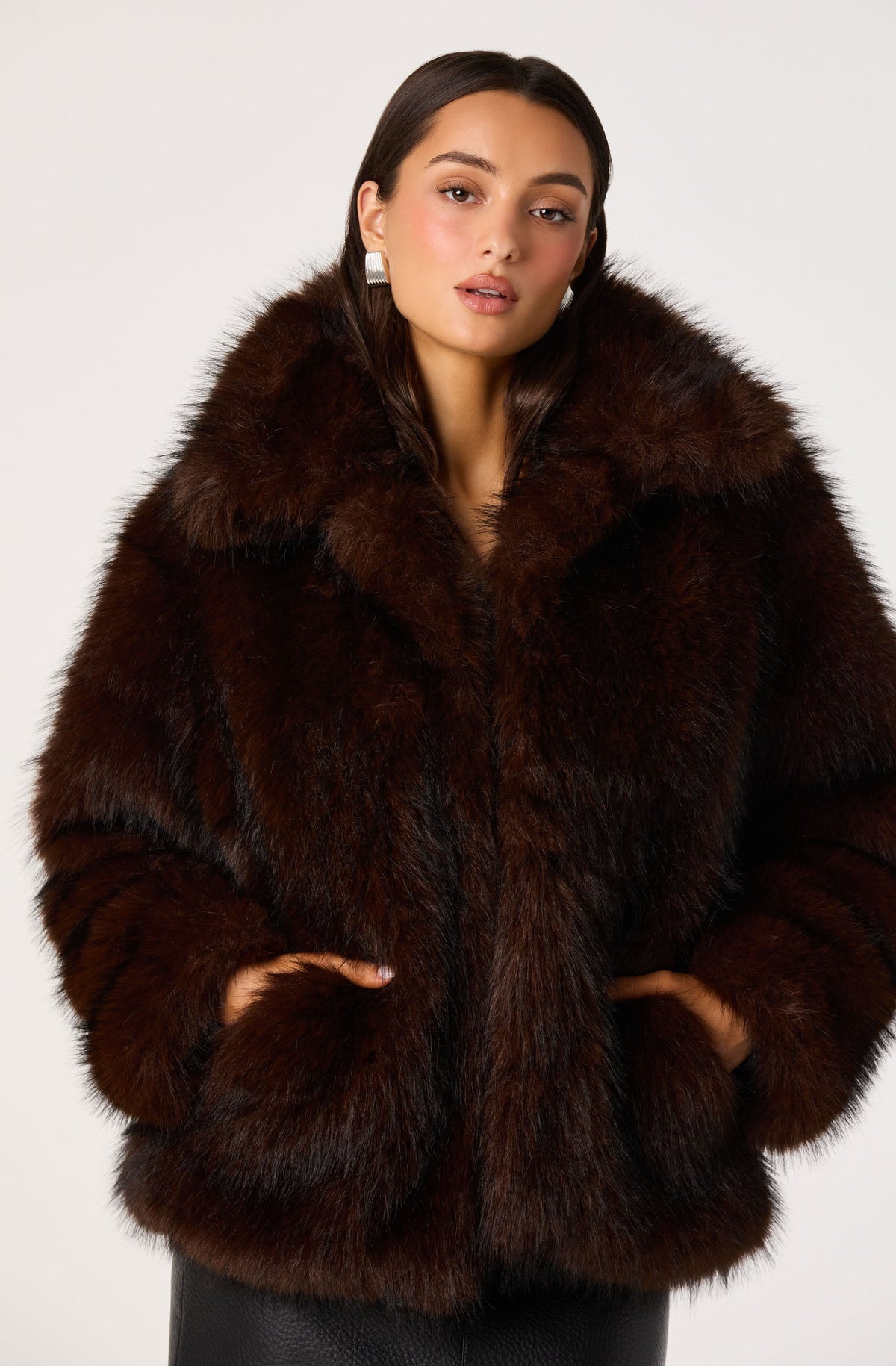 Zillah Oversized Faux Fur Jacket