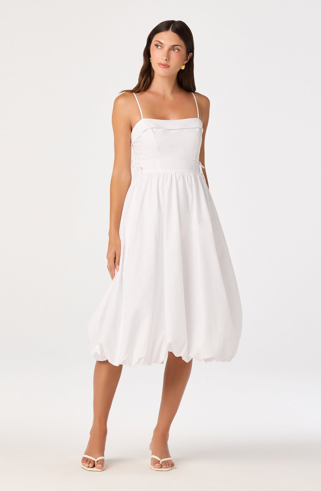 Dahlia Bubble Hem Midi Dress