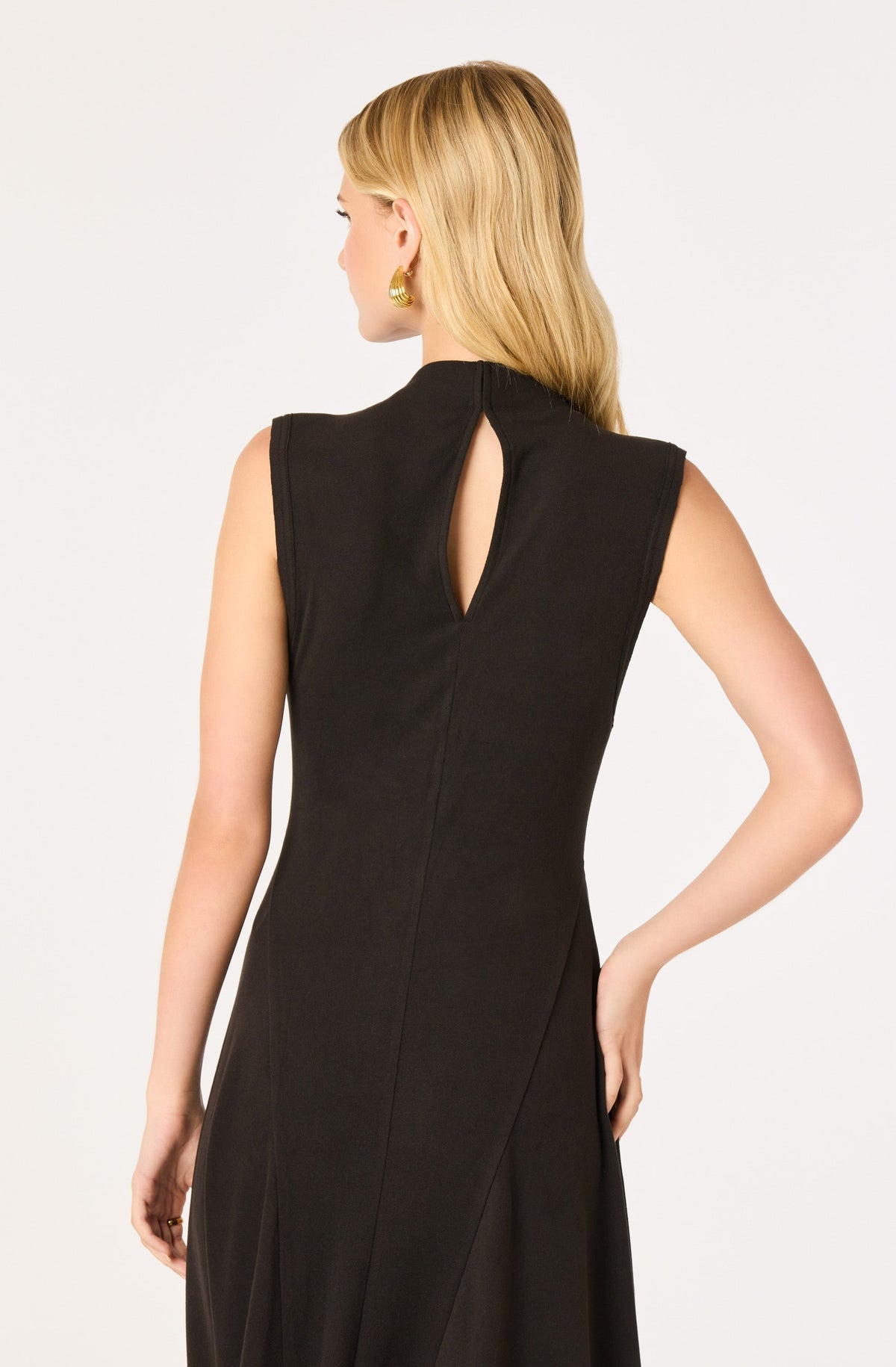 Geraldean Mock Neck Midi Dress