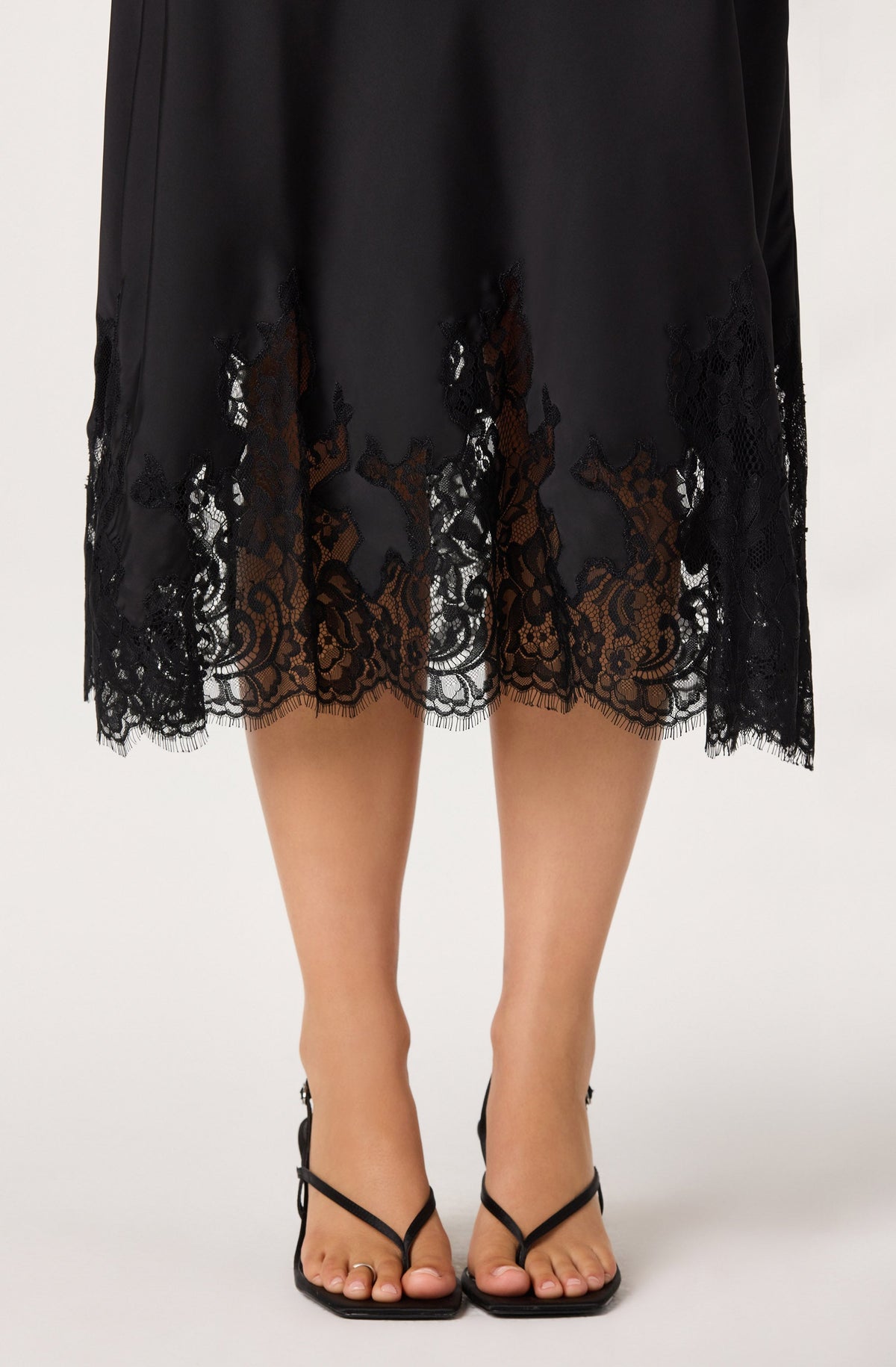 Abrianna Bustier Satin Midi Dress