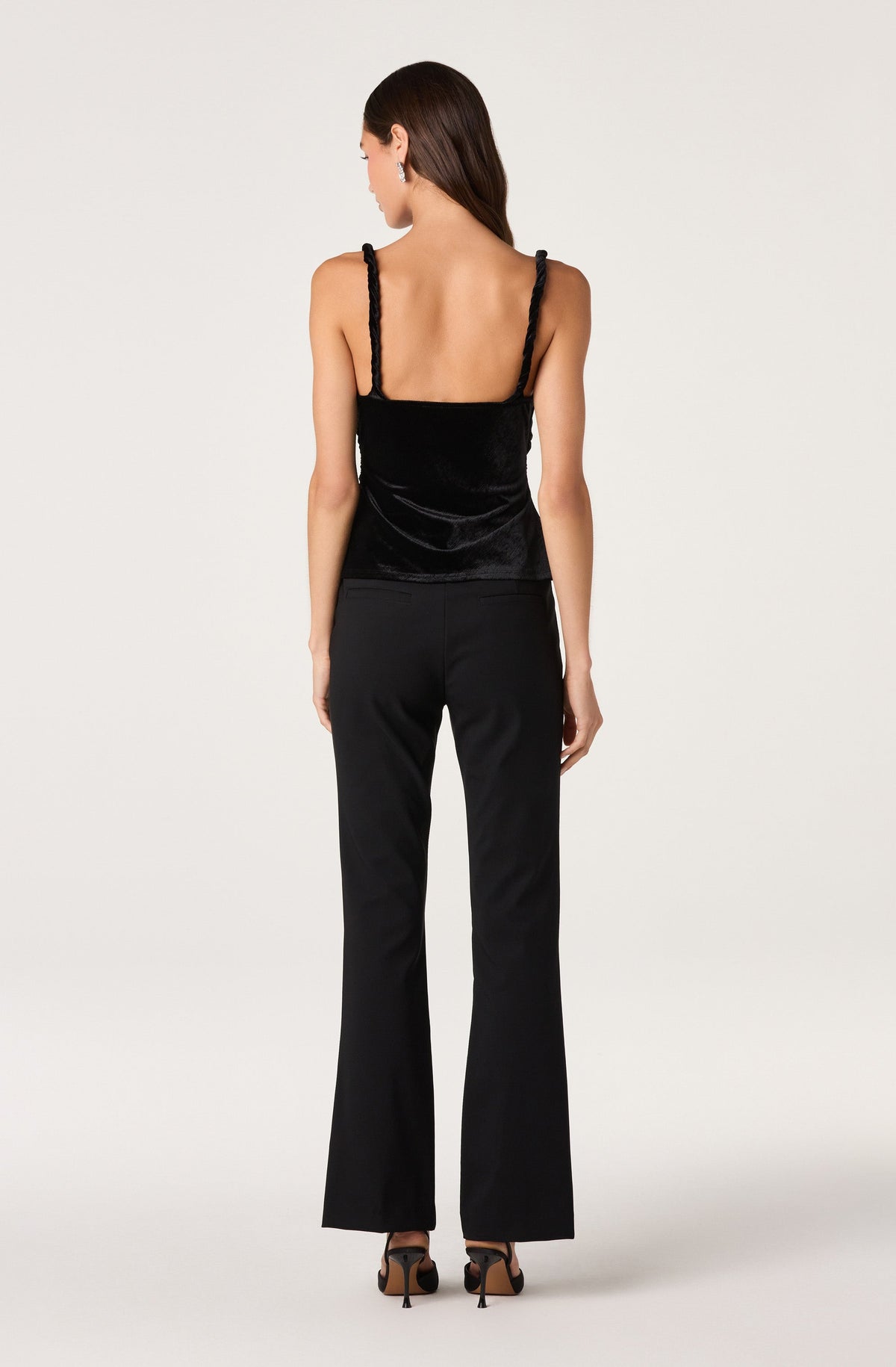 Berlyn Velvet Cowl Neck Tank